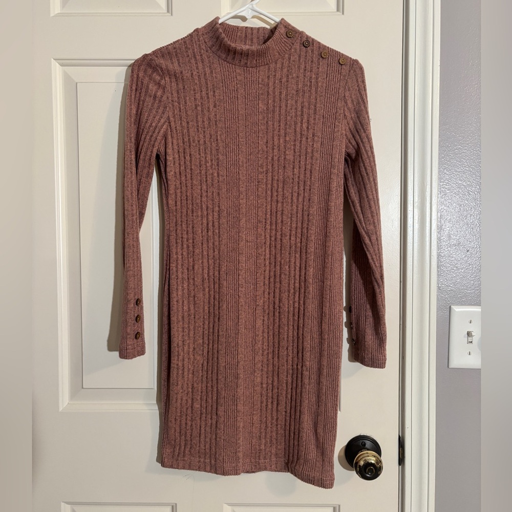 Like new! Girls Shein Ribbed Sweater Dress (11/12)